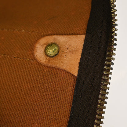 Louis Vuitton Keepall Bag Monogram Canvas, BROWN, CANVAS, Travel bag