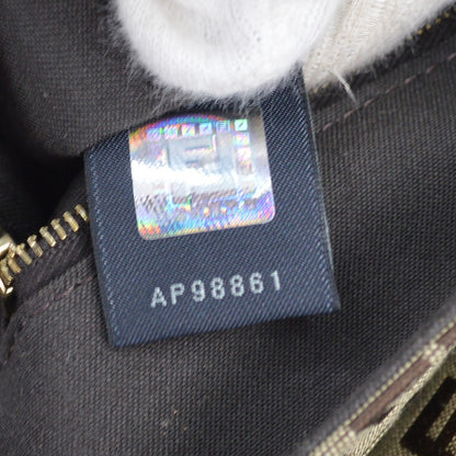 Fendi Vintage Flap Satchel Zucchino Canvas, BROWN, CANVAS, Handbag