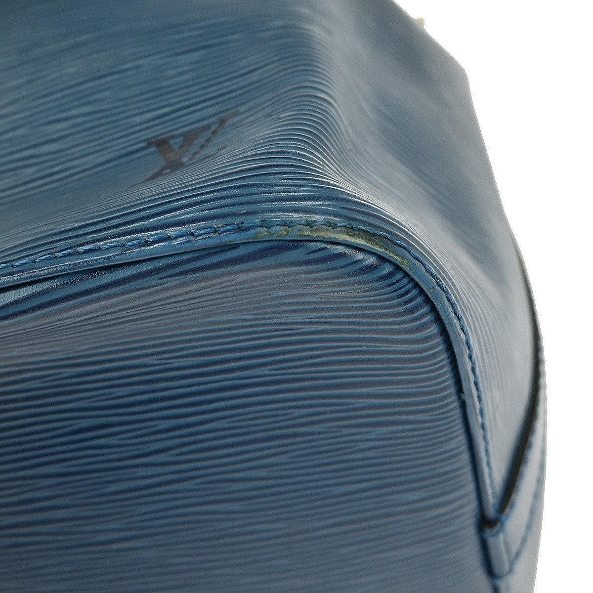 Louis Vuitton Petit Noe Handbag Epi Leather, BLUE, LEATHER, Shoulder bag