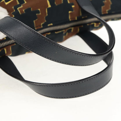 Prada Vintage Handbag Tessuto, BROWN, NYLON, Handbag