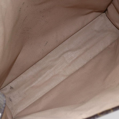 Louis Vuitton Sac Plat Bag Monogram Canvas, BROWN, CANVAS, Handbag