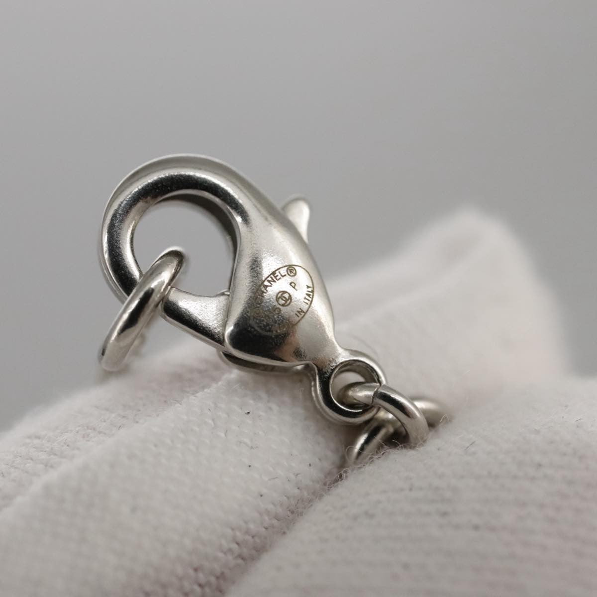 Chanel CC Pendant Necklace Metal, SILVER, METAL, Necklace