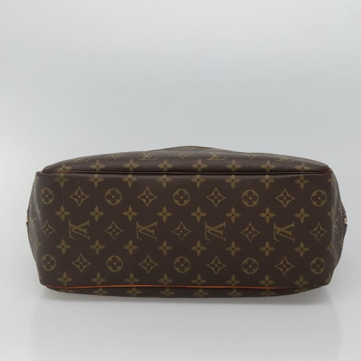 Louis Vuitton Deauville Handbag Monogram Canvas, BROWN, CANVAS, Handbag