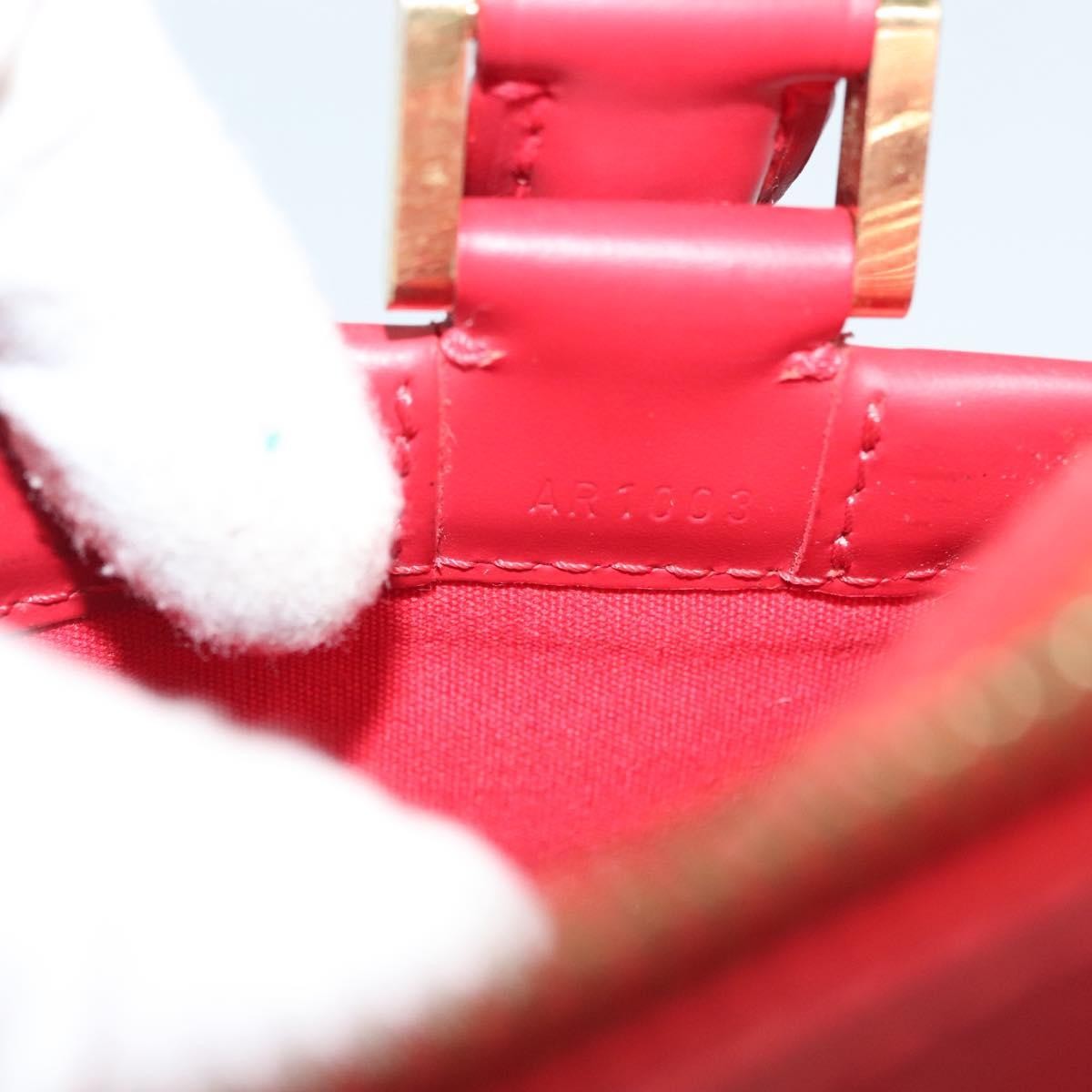 Louis Vuitton Danura Handbag Epi, RED, LEATHER, Handbag