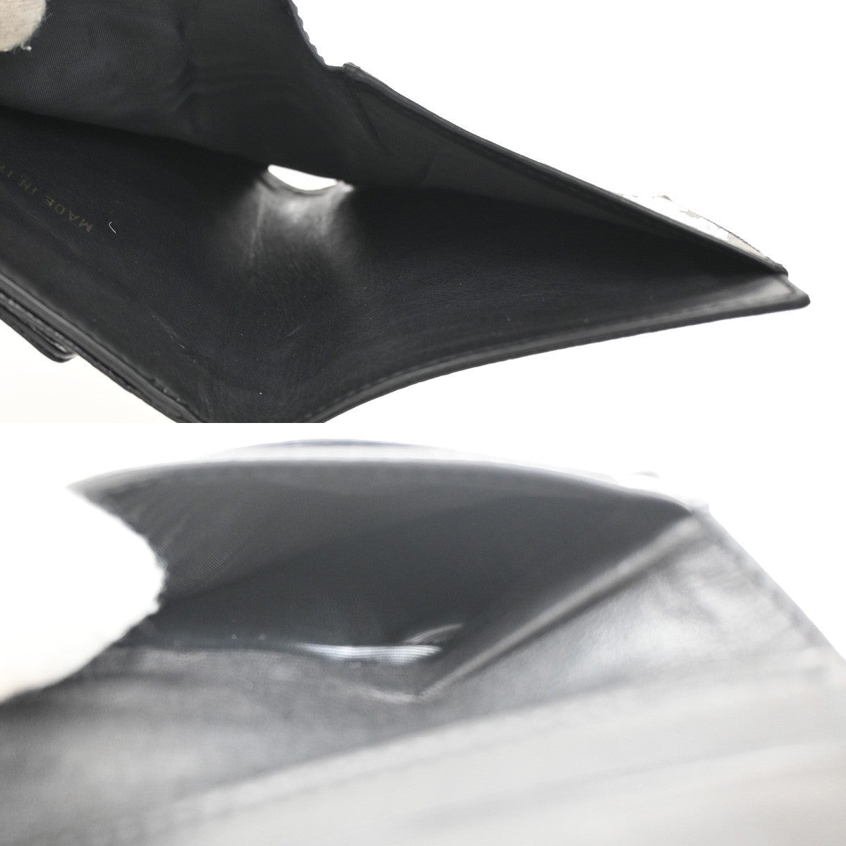 Chanel Timeless Trifold Wallet Leather, BLACK, LEATHER, Wallets