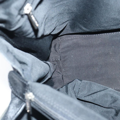 Chanel Vintage CC Zip Around Bowler Bag Quilted Caviar, BLACK, LEATHER, Handbag