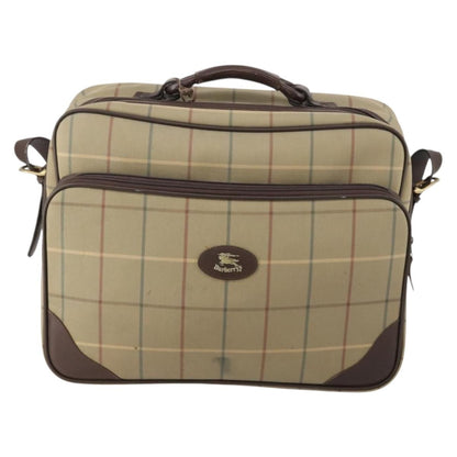 Burberry Nova check boston bag Canvas, BEIGE, CANVAS, Travel bag
