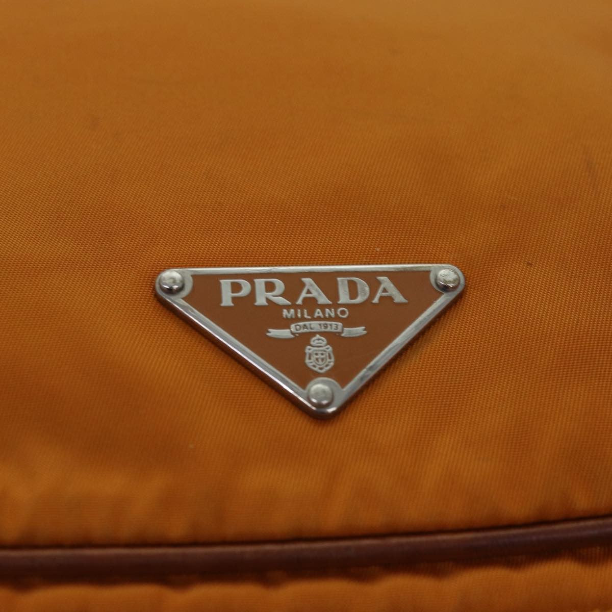 Prada Vintage Shoulder Bag Tessuto, ORANGE, NYLON, Shoulder bag