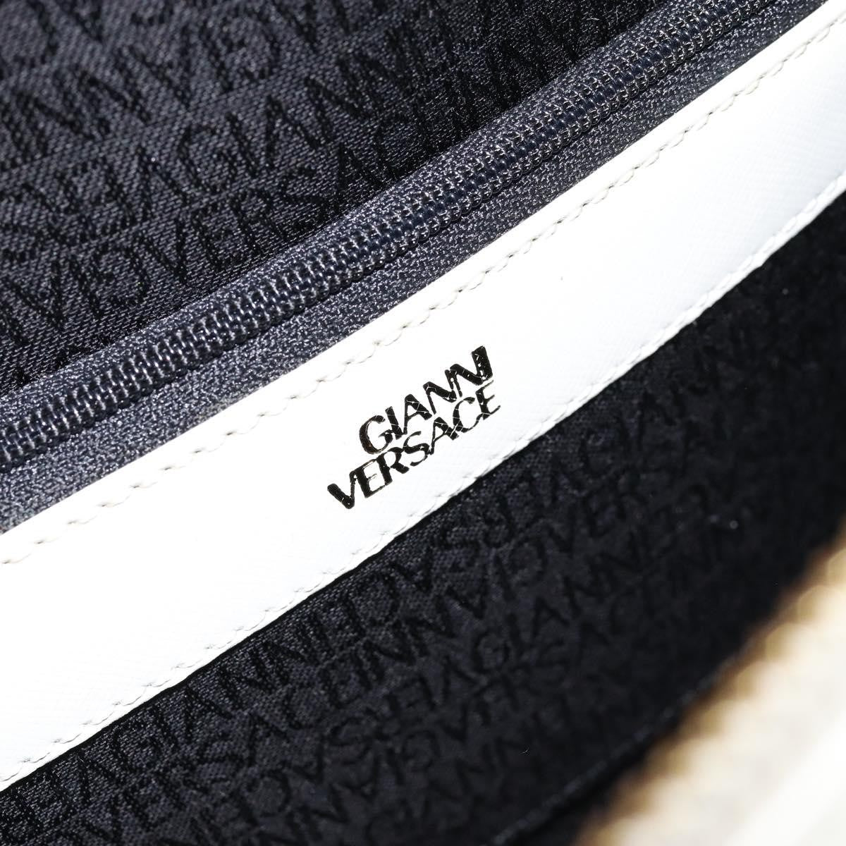 Versace Medusa Shoulder Bag Leather, WHITE, LEATHER, Shoulder bag