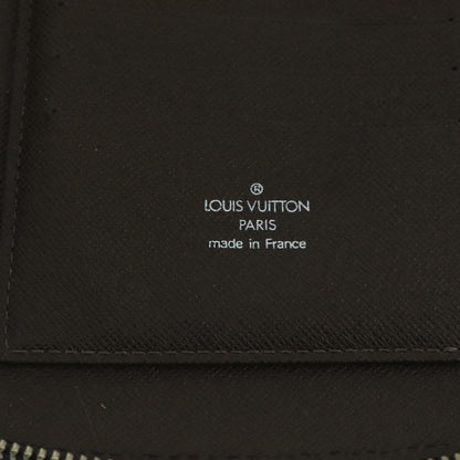 Louis Vuitton Atoll Organizer Wallet Taiga Leather, BROWN, LEATHER, Clutche & pouche