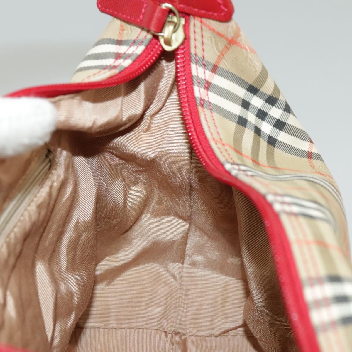 Burberry Nova Check Handbag Nova Check Canvas, BEIGE, CANVAS, Handbag