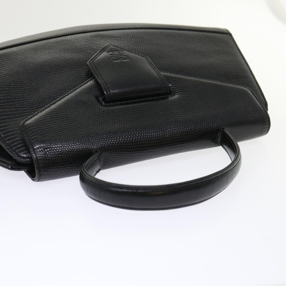 Givenchy Vintage Handbag Leather, BLACK, LEATHER, Handbag