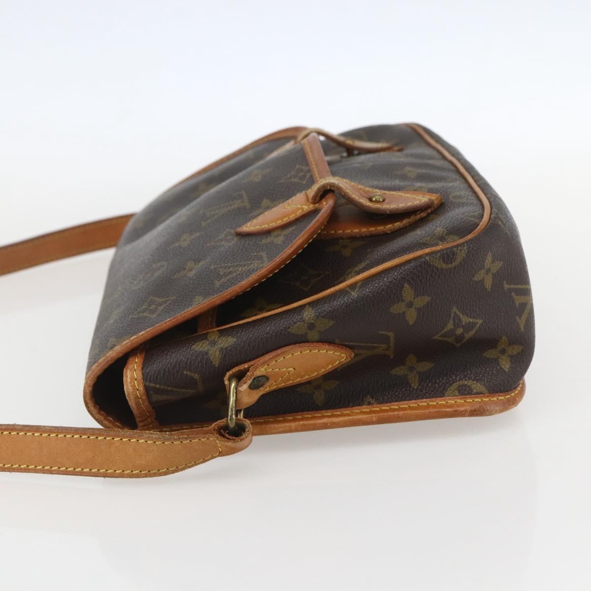Louis Vuitton Sac Gibeciere Messenger Bag Monogram Canvas, BROWN, CANVAS, Shoulder bag