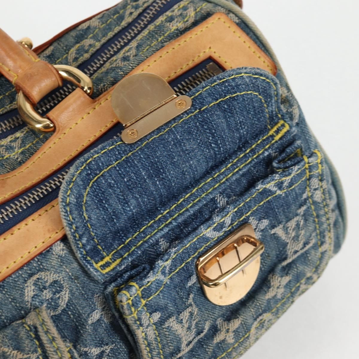 Louis Vuitton Neo Speedy Bag Denim, BLUE, DENIM_JEANS, Handbag