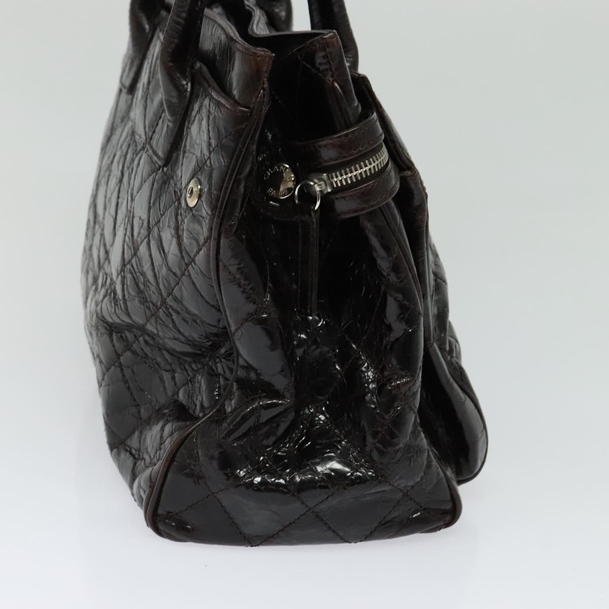 Chanel Executive tote Patent leather, BROWN, PATENT_LEATHER, Tote bag