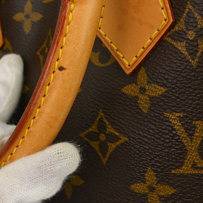 Louis Vuitton Alma Handbag Monogram Canvas, Brown, Canvas, Handbag