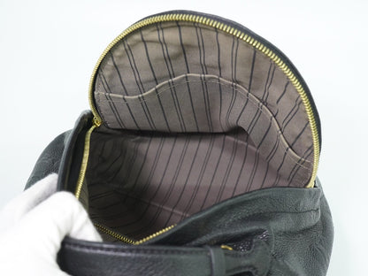 Louis Vuitton Sorbonne Backpack Monogram Empreinte Leather, BLACK, LEATHER, Backpack