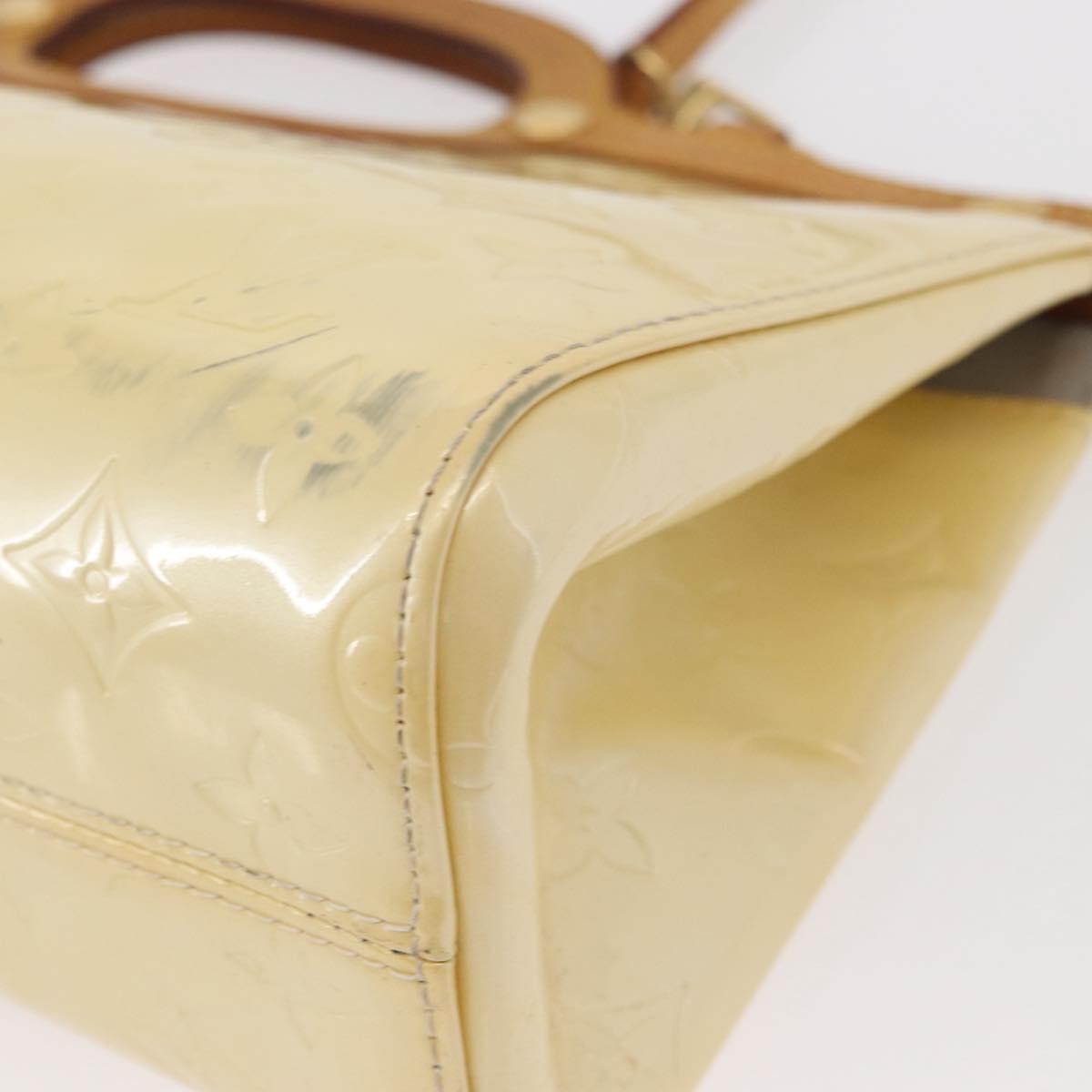 Louis Vuitton Roxbury Drive Handbag Monogram Vernis, YELLOW, PATENT_LEATHER, Handbag