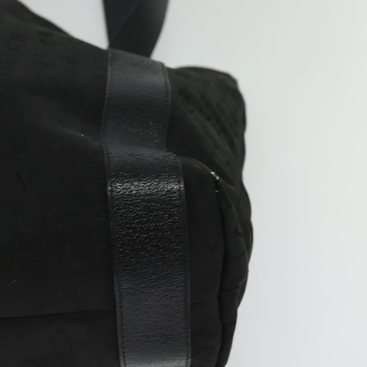 Bvlgari B.Zero1 Logomania Bag Canvas with Leather, BLACK, CANVAS, Tote bag