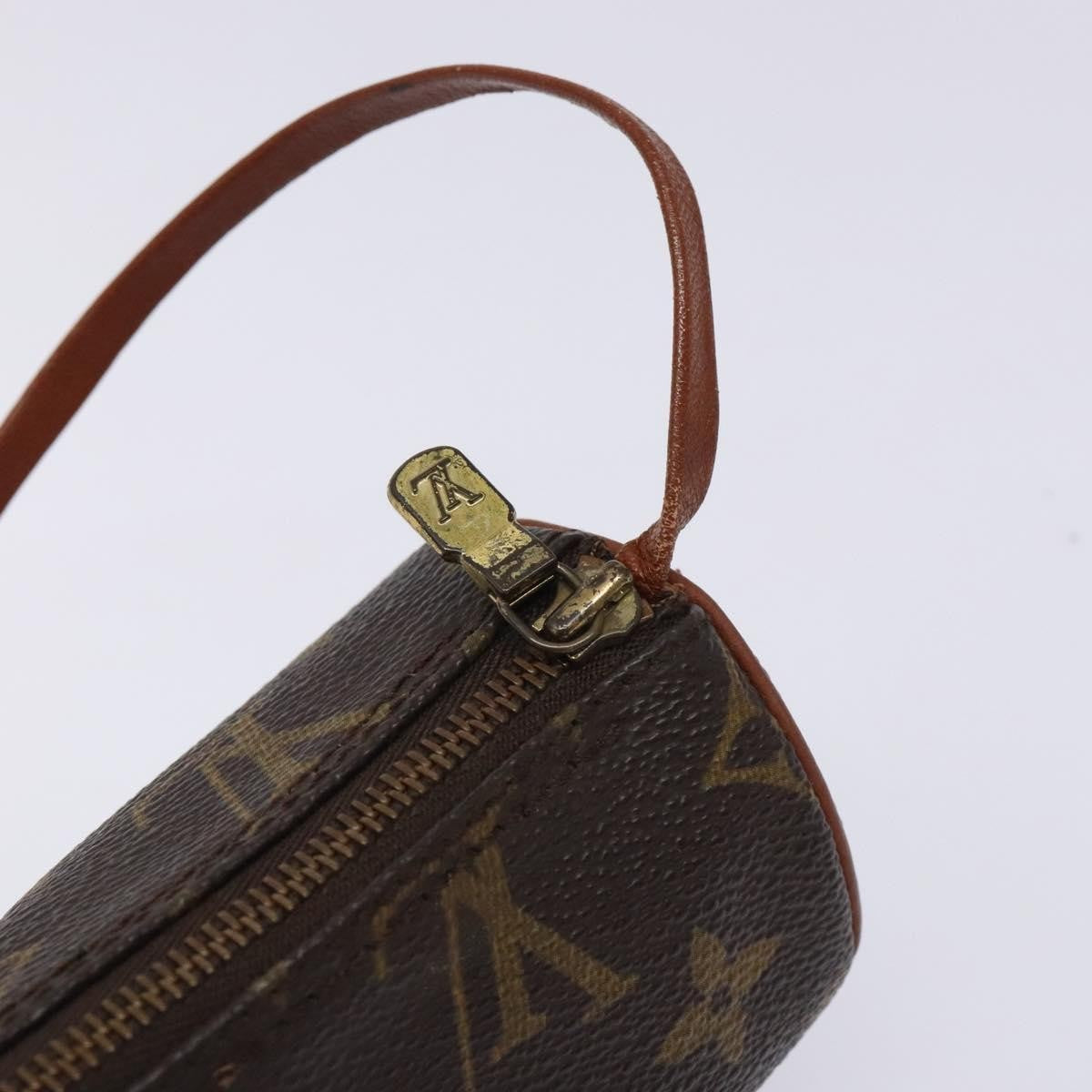 Louis Vuitton Papillon Pochette Monogram Canvas, BROWN, CANVAS, Clutche & pouche