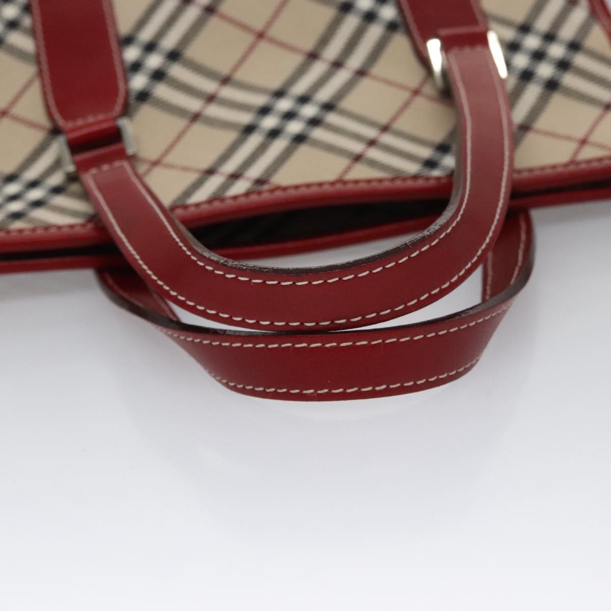 Burberry Nova Check Tote Canvas and Leather, BEIGE, CANVAS, Tote bag