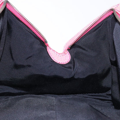 Celine Ella Satchel Leather, PINK, LEATHER, Handbag