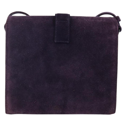 Chanel Flap Clutch Shearling, PURPLE, SUEDE, Clutche & pouche