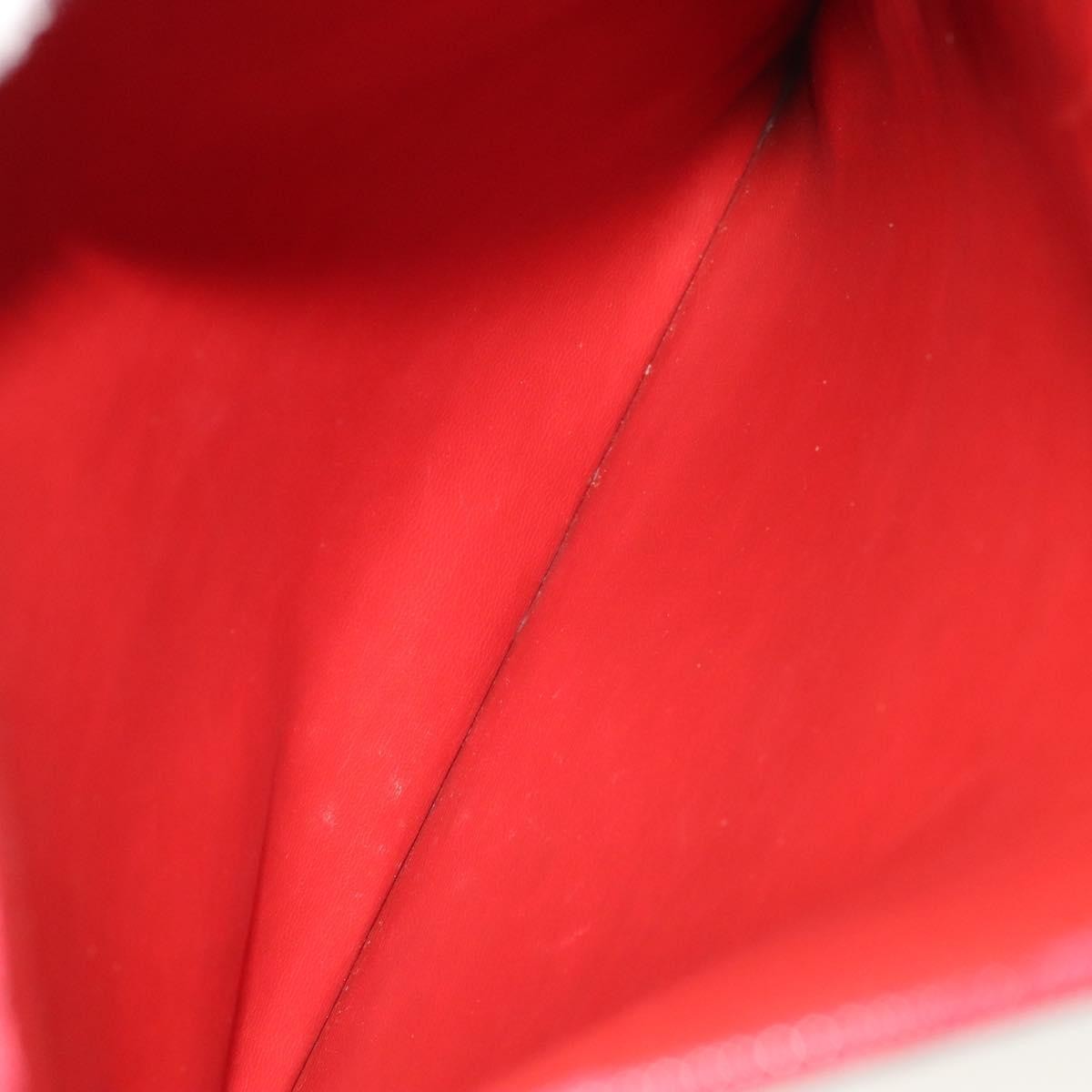 Chanel Triple CC Chain Shoulder Bag Caviar Leather, RED, LEATHER, Shoulder bag