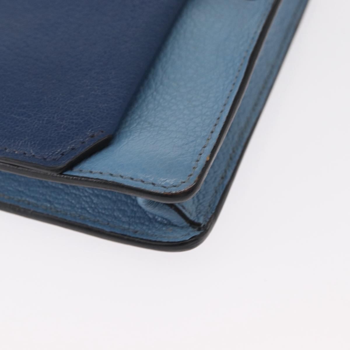 Miu Miu Shoulder Bag Leather, BLUE, LEATHER, Shoulder bag