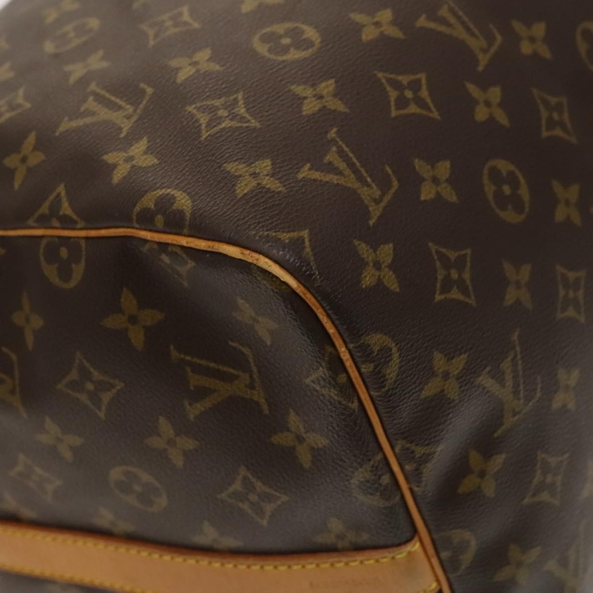 Louis Vuitton Keepall Bandouliere Bag Monogram Canvas, BROWN, CANVAS, Travel bag