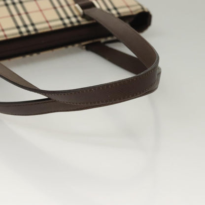 Burberry Nova Check Tote canvas check pattern, BEIGE, CANVAS, Tote bag
