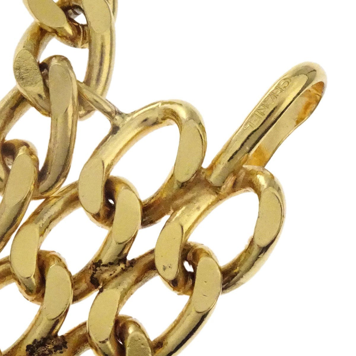 Chanel Vintage Perfume Bottle Charm Chain Belt Metal, GOLD, GOLD_PLATED, Belts