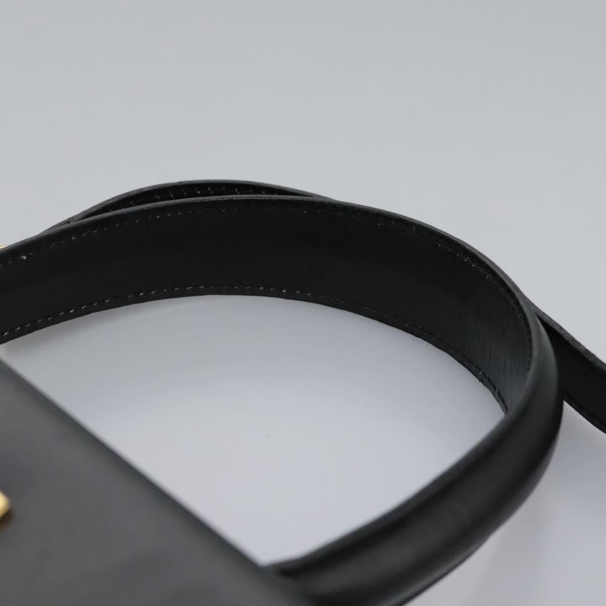 Salvatore Ferragamo Gancini Convertible Top Handle Bag Leather, BLACK, LEATHER, Handbag