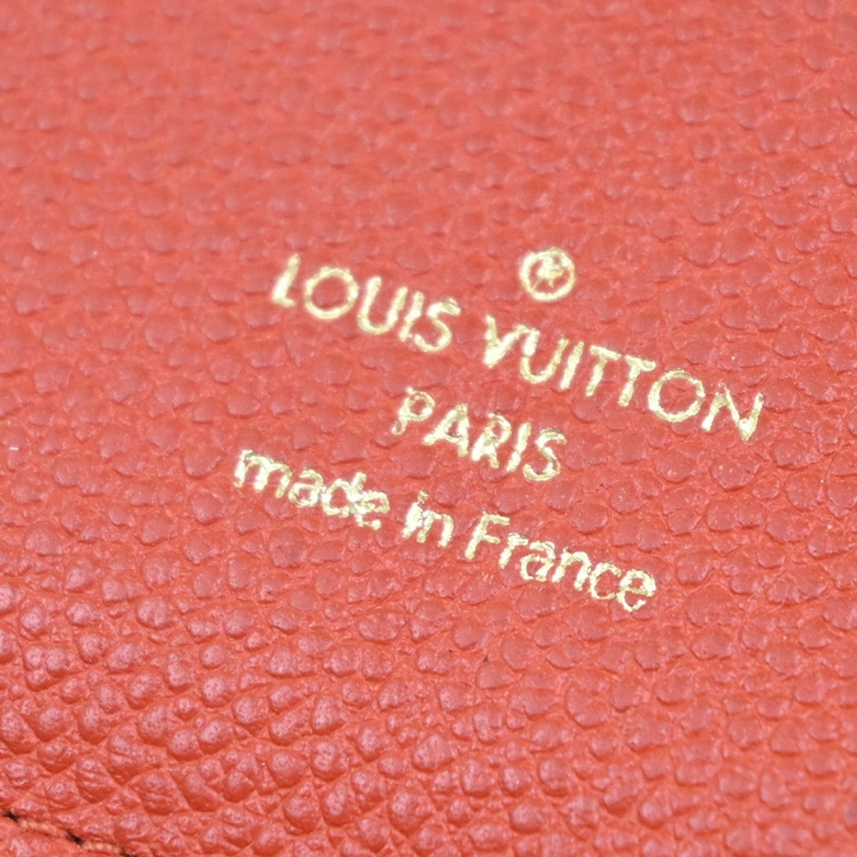 Louis Vuitton Secret Wallet Monogram Empreinte Leather, ORANGE, LEATHER, Wallets