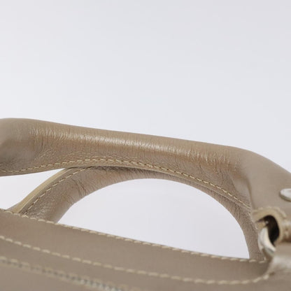 Celine Boogie Satchel Leather, GOLD, LEATHER, Handbag