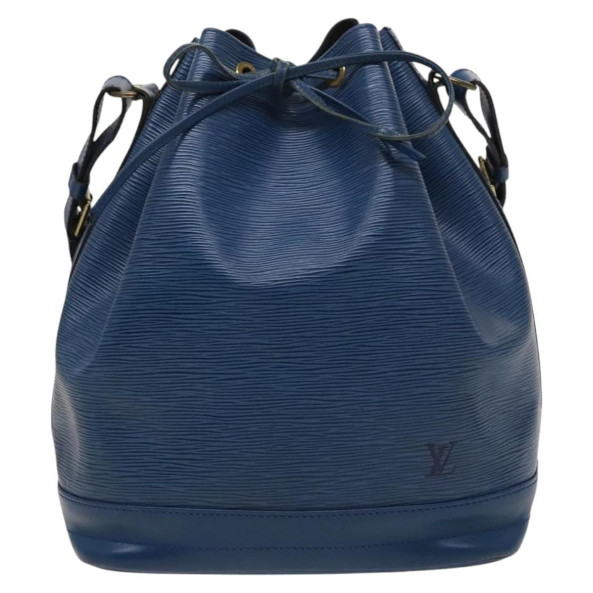 Louis Vuitton Noe Handbag Epi Leather, BLUE, LEATHER, Handbag