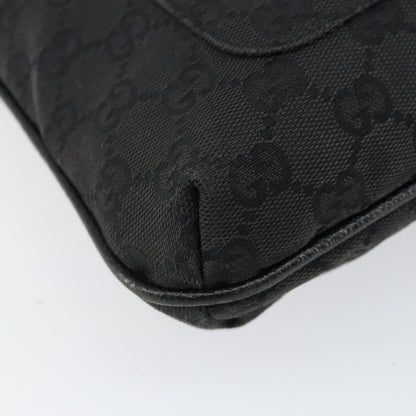 Gucci Vintage Shoulder Bag Monogram Canvas, BLACK, CANVAS, Shoulder bag