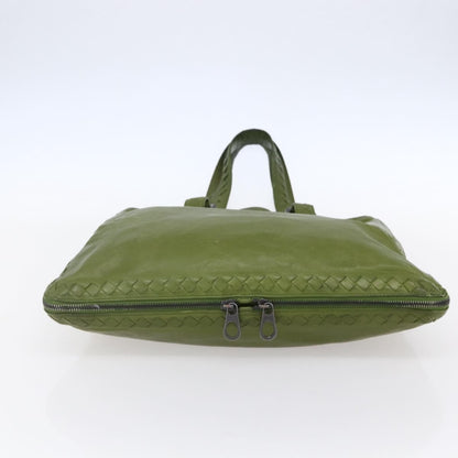 Bottega Veneta Intrecciato Leather, GREEN, LEATHER, Shoulder bag