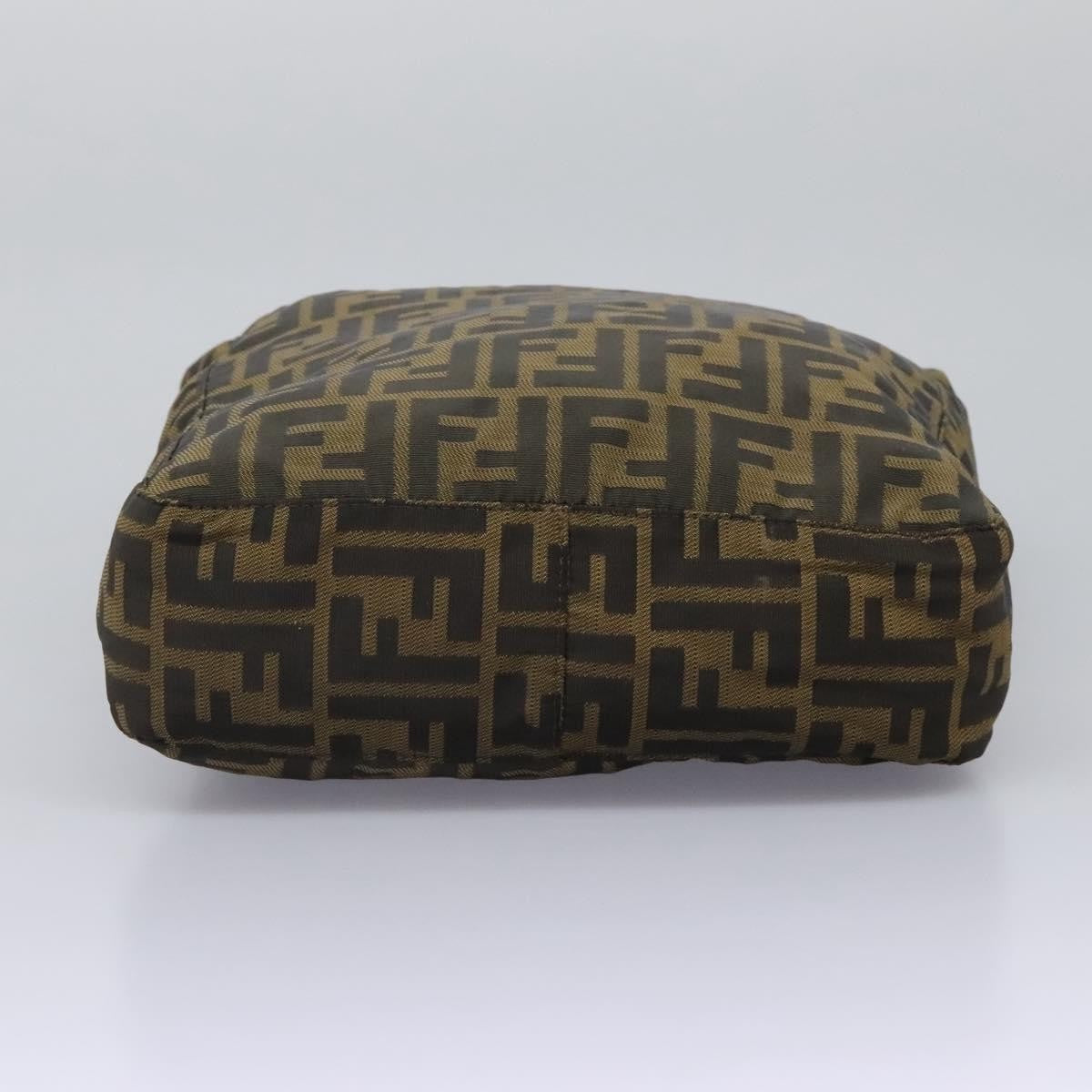 Fendi Open Shopping Tote Zucca Canvas, KHAKI, CANVAS, Tote bag