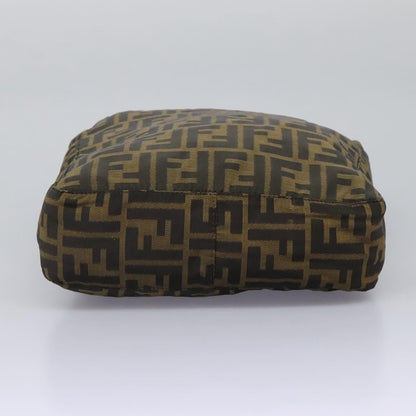 Fendi Open Shopping Tote Zucca Canvas, KHAKI, CANVAS, Tote bag