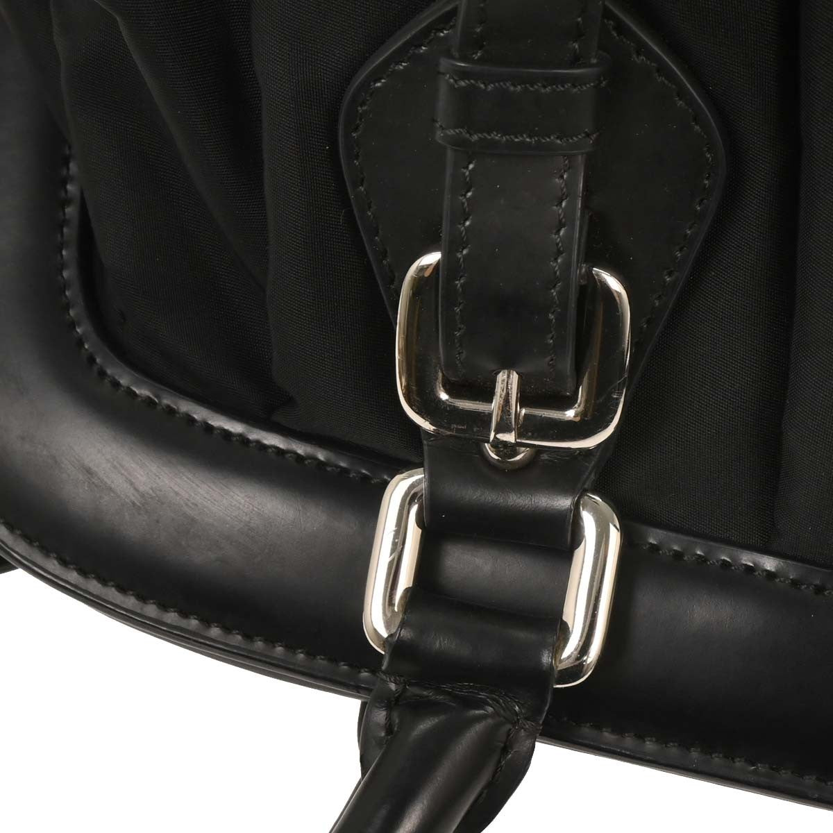 Prada Vintage Shoulder Bag Tessuto, BLACK, NYLON, Shoulder bag