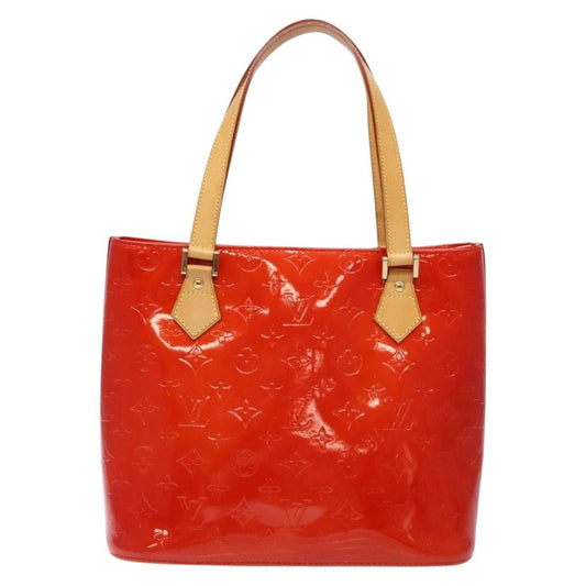 Louis Vuitton Houston Handbag Monogram Vernis, RED, PATENT_LEATHER, Handbag