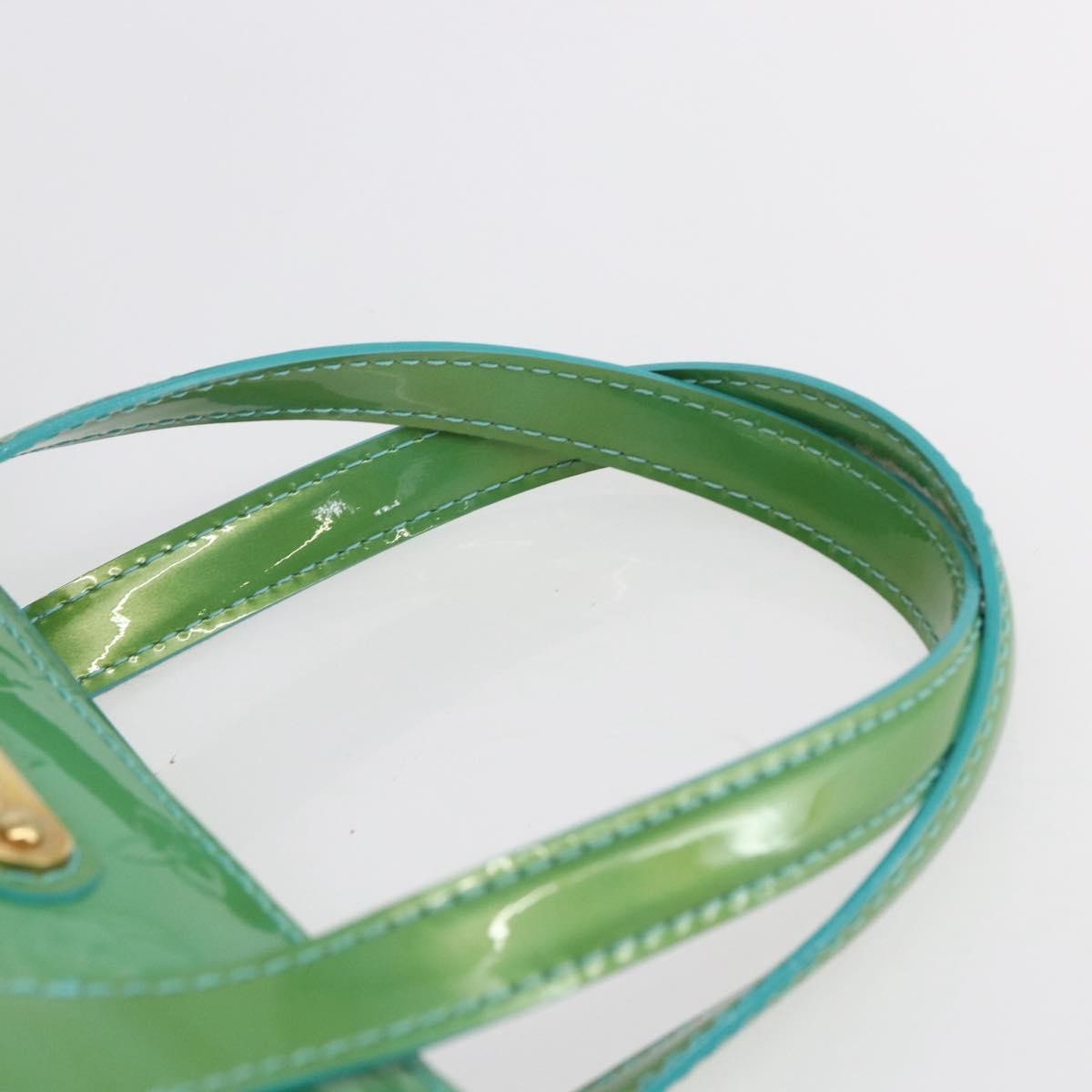 Louis Vuitton Wilshire Handbag Monogram Vernis, BLUE, PATENT_LEATHER, Handbag