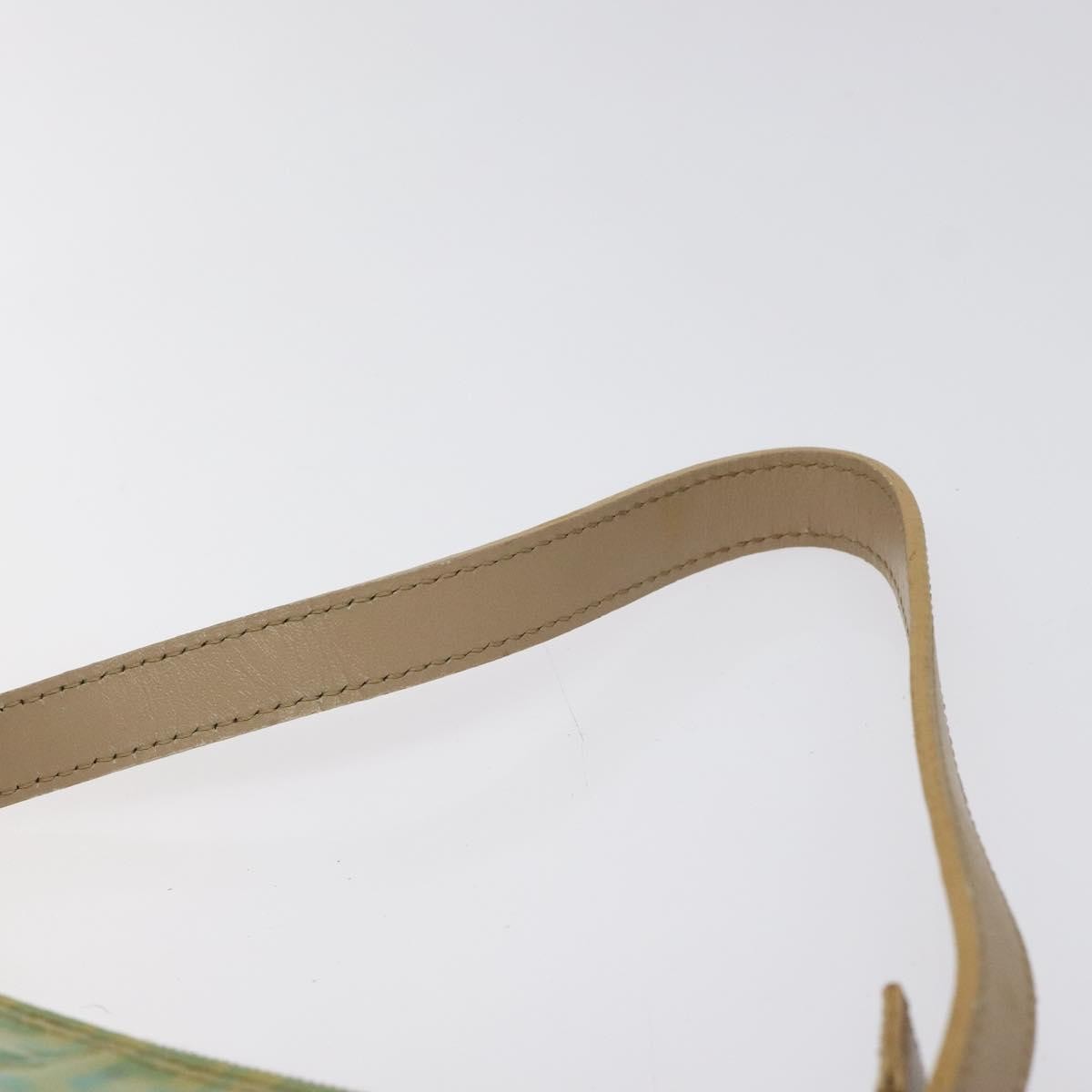 Fendi Vintage Belted Pochette Zucchino Canvas, GREEN, CANVAS, Clutche & pouche