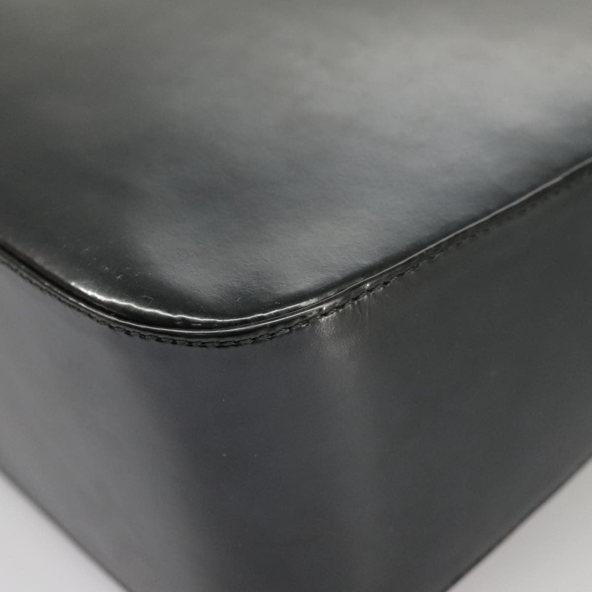 Salvatore Ferragamo Gancini handbag Leather, BLACK, LEATHER, Handbag