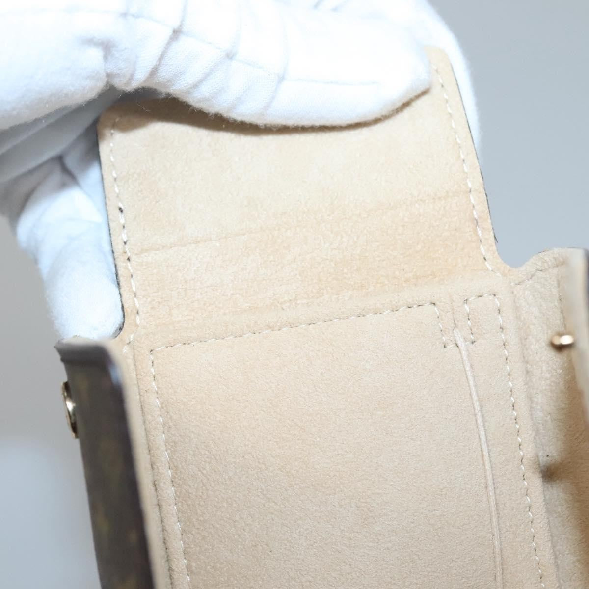 Louis Vuitton CASE JEWELRY BOX Canvas, BROWN, CANVAS, Wallets