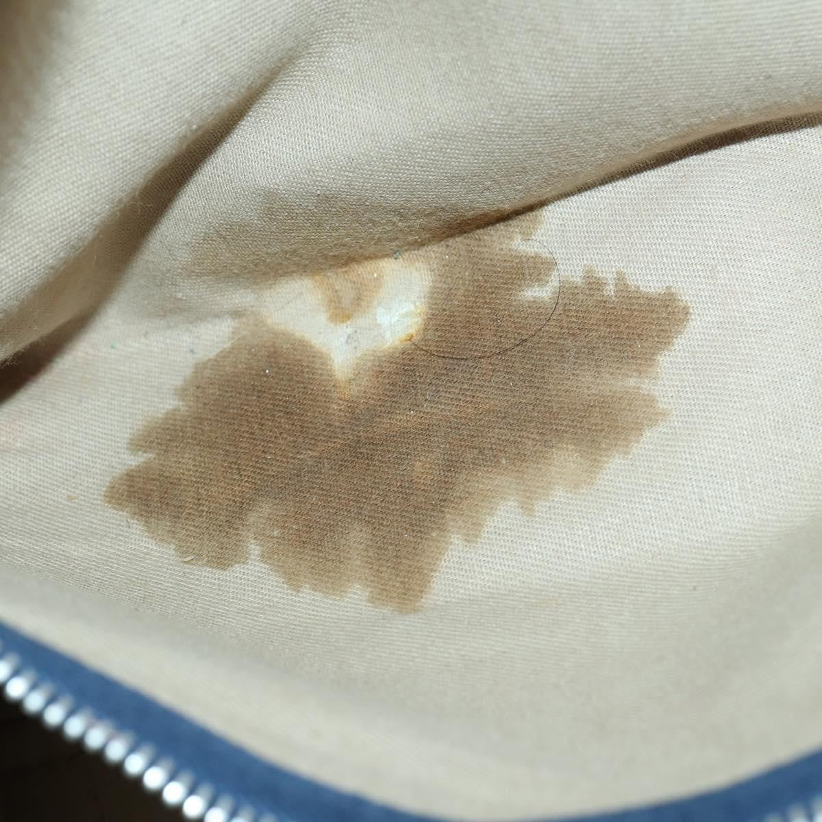 Christian Dior Vintage Trotter Boston Bag Canvas, NAVY, CANVAS, Travel bag