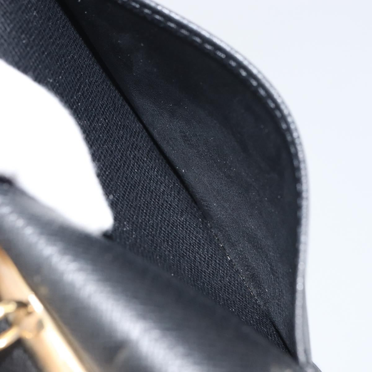 Louis Vuitton Agenda Cover Epi Leather, BLACK, LEATHER, Wallets