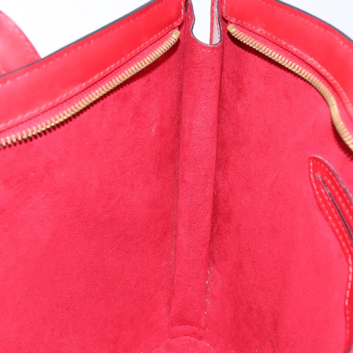 Louis Vuitton Saint Jacques Handbag Epi Leather, RED, LEATHER, Handbag