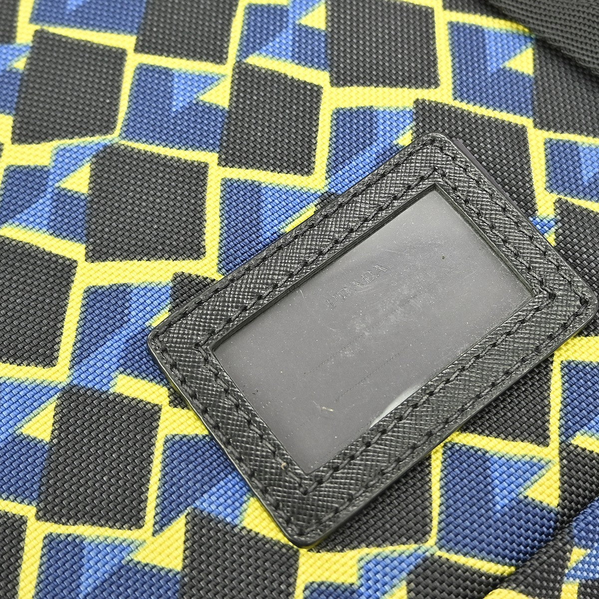 Prada Vintage Backpack Canvas, BLACK, CANVAS, Backpack